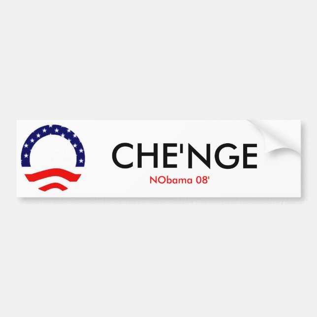 Nobama Che'nge Bumper Sticker (Front)