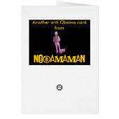Nobama,communist Obama Cards (Back)