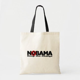 NoBama: Keep the change. Tote Bag