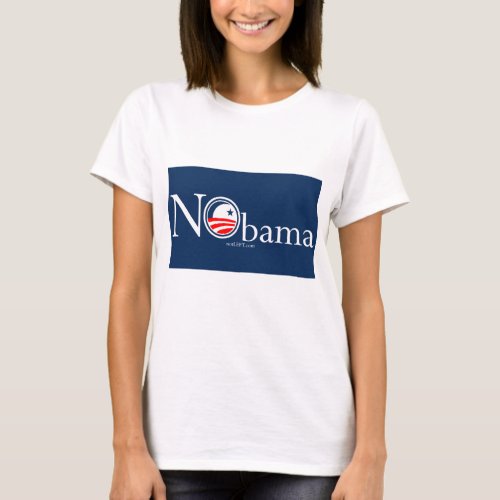 NObama Ladies Baby Doll Fitted T_Shirt