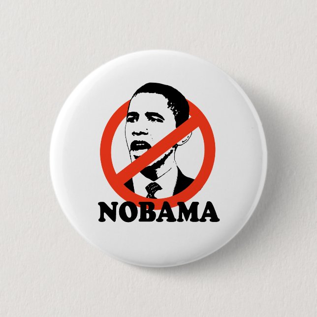 NOBAMA PINBACK BUTTON (Front)