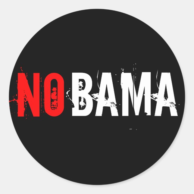 NOBAMA STICKER (Front)
