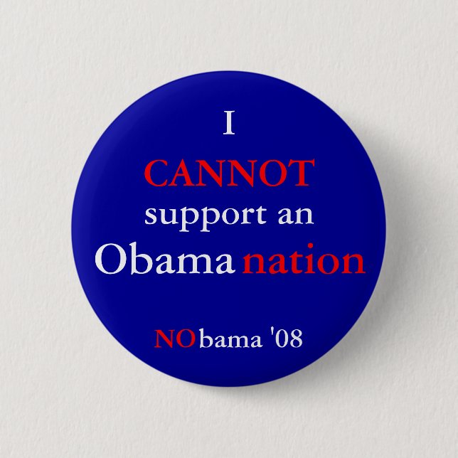 NObamaNation Button (Front)
