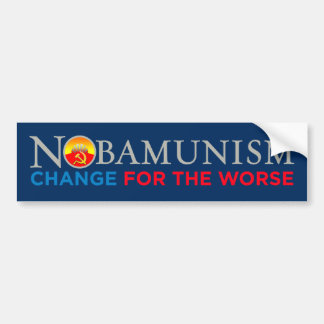 NOBAMUNISM Bumper Sticker
