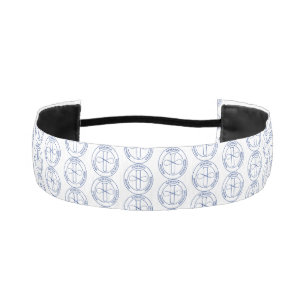 NOBCChE Blue Seal Print Athletic Headband