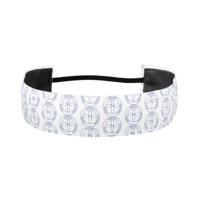 NOBCChE Blue Seal Print Athletic Headband (Front)