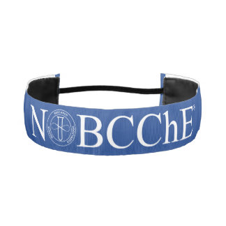 NOBCChE Non-Slip Headband - White logo
