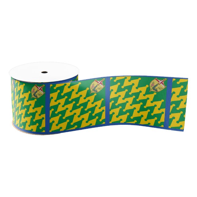 Nobile Contrada del Bruco (Caterpillar) Palio Grosgrain Ribbon (Spool)