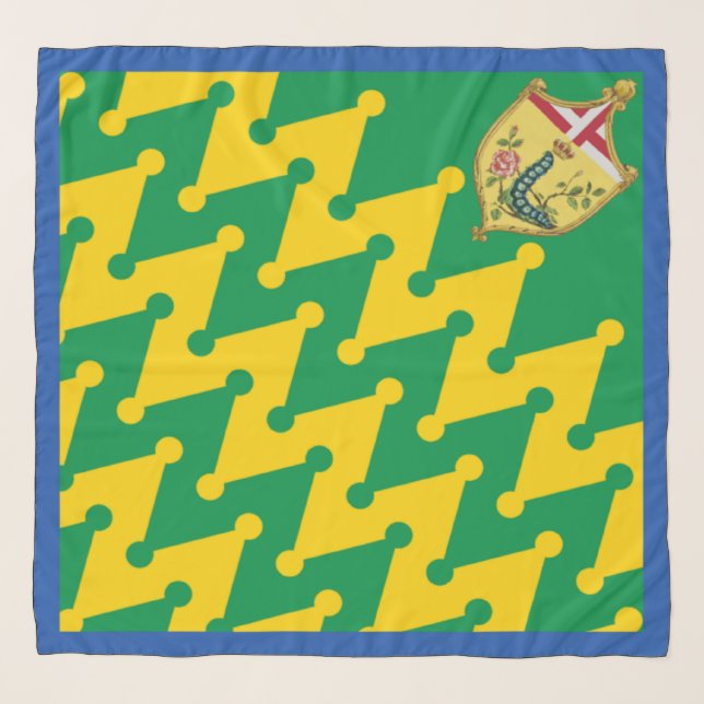 Nobile Contrada del Bruco (Caterpillar) Palio Scarf (Front)