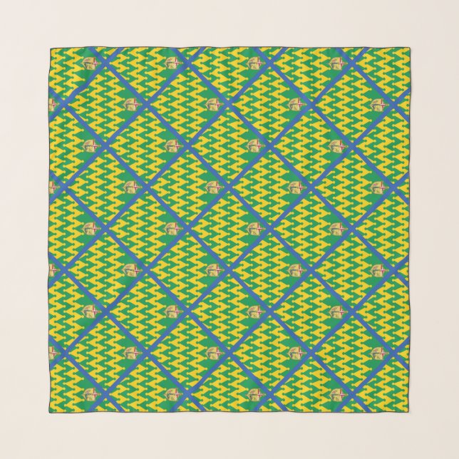 Nobile Contrada del Bruco (Caterpillar) Palio Scarf (Front)