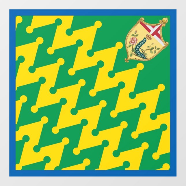 Nobile Contrada del Bruco (Caterpillar) Palio Wall Decal (Front)