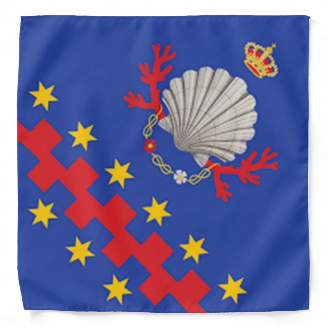 Nobile Contrada del Nicchio (Seashell) Palio Bandana (Front)
