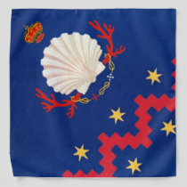 Nobile Contrada del Nicchio (Seashell) Palio Bandana