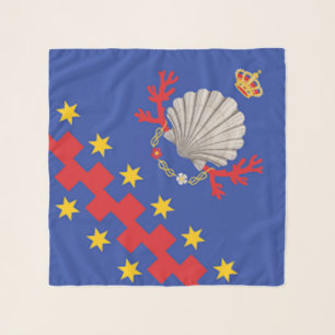 Nobile Contrada del Nicchio (Seashell) Palio Scarf