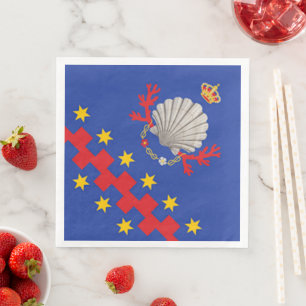 Nobile Contrada del Nicchio (Seashell) Paper Dinner Napkins
