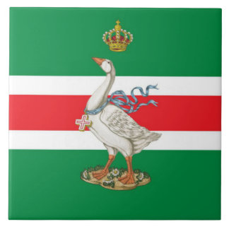 Nobile Contrada dell' Oca (Goose) Palio Ceramic Tile