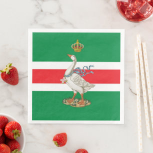 Nobile Contrada dell' Oca (Goose) Palio Paper Dinner Napkins