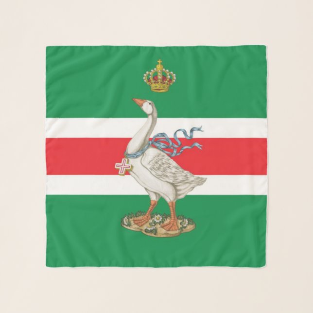 Nobile Contrada dell' Oca (Goose) Palio Scarf (Front)