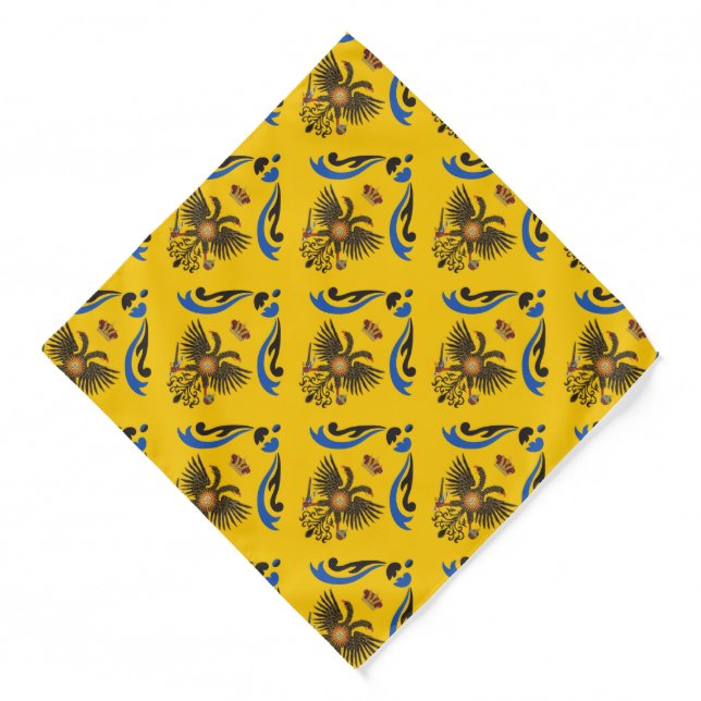 Nobile Contrada dell'Aquila Palio di Siena (Eagle) Bandana (Front)