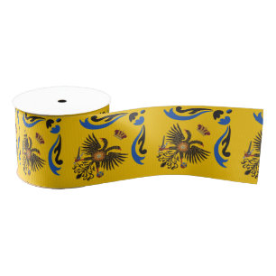 Nobile Contrada dell'Aquila Palio di Siena (Eagle) Grosgrain Ribbon