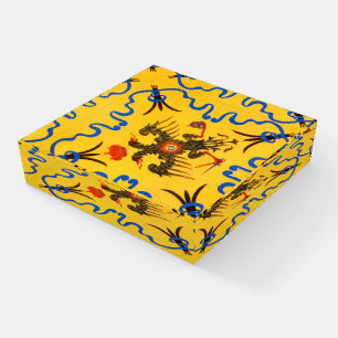 Nobile Contrada dell'Aquila Palio di Siena (Eagle) Paperweight