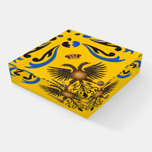 Nobile Contrada dell'Aquila Palio di Siena (Eagle) Paperweight