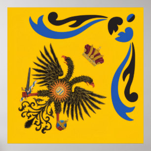 Nobile Contrada dell'Aquila Palio di Siena (Eagle) Poster