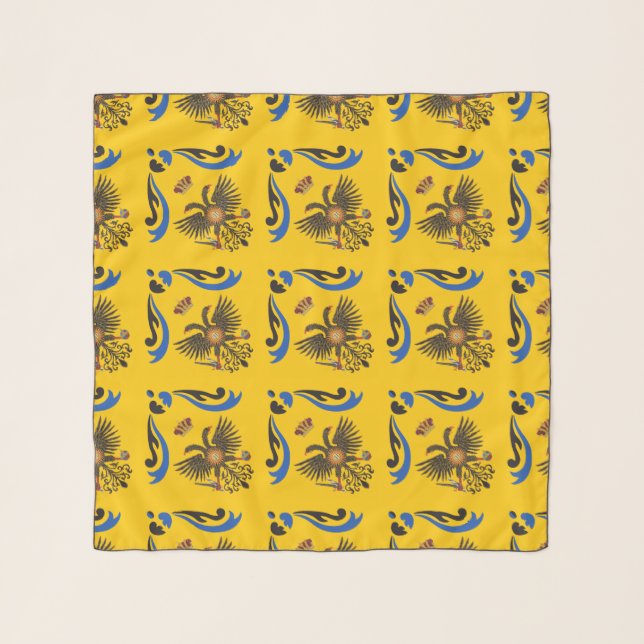 Nobile Contrada dell'Aquila Palio di Siena (Eagle) Scarf (Front)