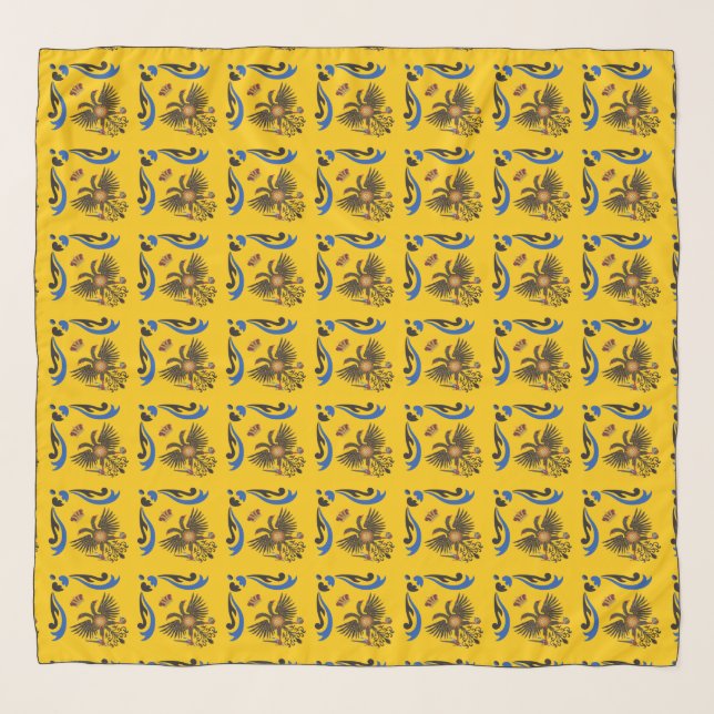 Nobile Contrada dell'Aquila Palio di Siena (Eagle) Scarf (Front)