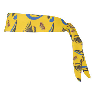 Nobile Contrada dell'Aquila Palio di Siena (Eagle) Tie Headband