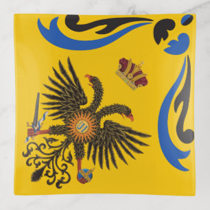 Nobile Contrada dell'Aquila Palio di Siena (Eagle) Trinket Tray