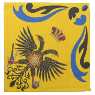 Nobile Contrada dell'Aquila Palio (Eagle) Cloth Napkin
