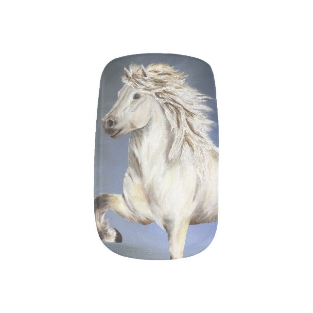 Nobility Minx Nail Art (Left Thumb)