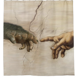 Noble Beasts - Creation of Apekind Shower Curtain