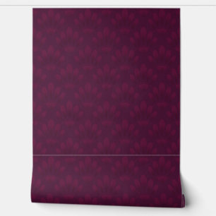 Noble burgundy in art deco style. wallpaper