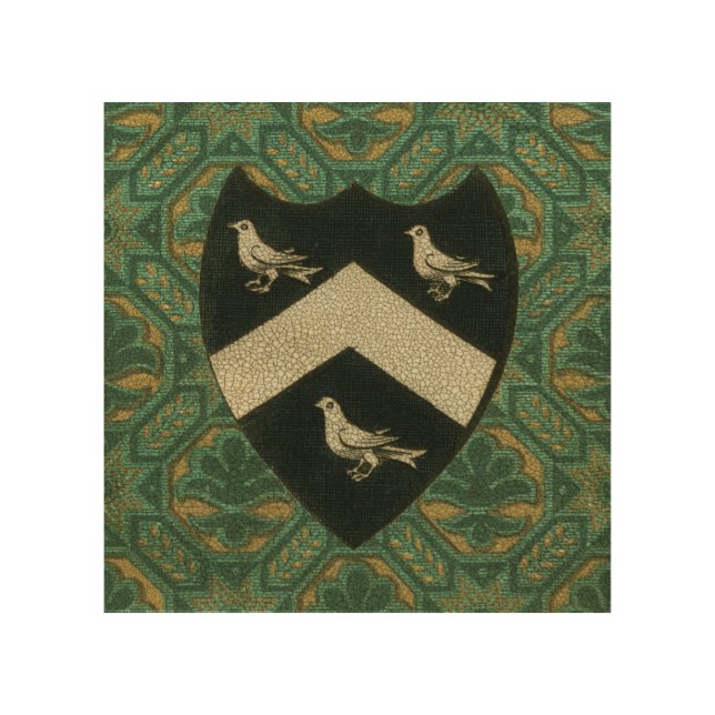 Noble Crest II Wood Wall Art (Front)