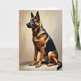 Noble Dog Sweet Fathers Day Card