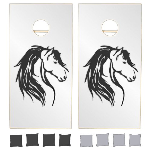 Noble Horse Cornhole Set