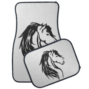 Noble Horse Head Car Floor Mat
