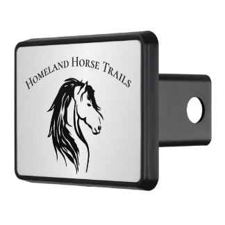 Noble Horse Head Custom Name Hitch Cover