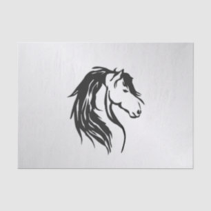 Noble Horse Head Tissue Paper