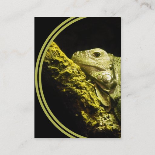 Customizable Noble Iguana Business Card