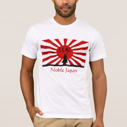 Noble JAPAN Samurai Flag Earthquake Relief T_Shirt