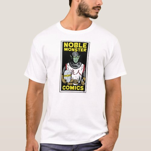 Noble Monster Comics Logo Basic Mens T_Shirt