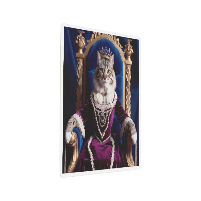 Noble Queen Pet Portrait - Royal Digital Art (3/4)