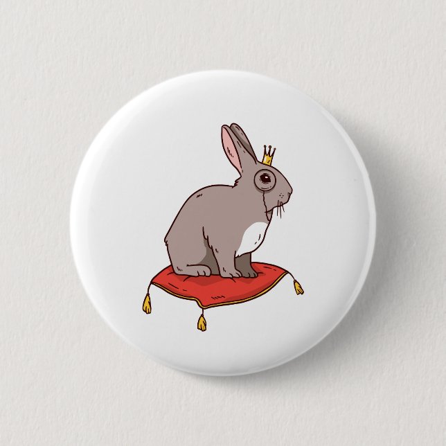 Noble Rabbit Button (Front)