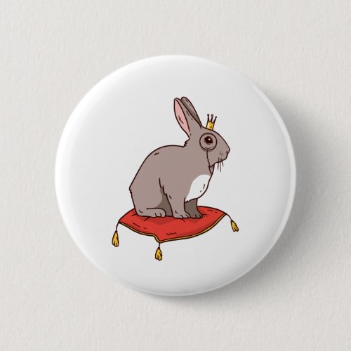 Noble Rabbit Button