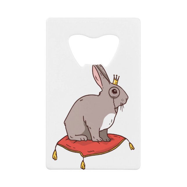 Noble Rabbit Credit Card Bottle Opener (Front)