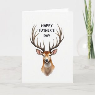 Noble Stag Fathers Day Card