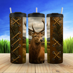 Noble Stag, Wilderness Frame Thermal Tumbler